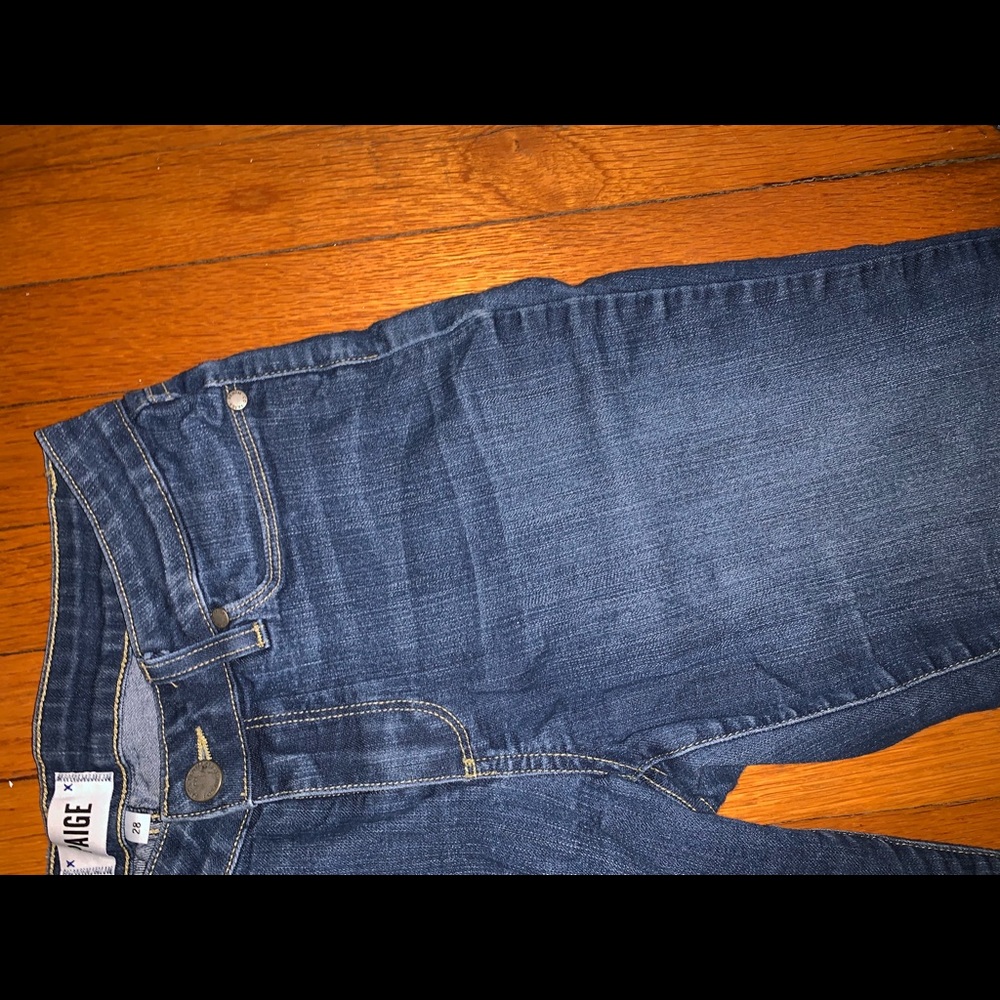 Paige straight leg jeans